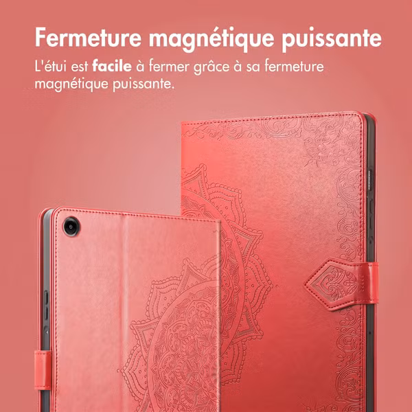 Coque tablette Samsung Galaxy Tab A11 Plus - Rouge