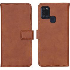 imoshion Étui de télephone portefeuille Samsung Galaxy A21s - Marron