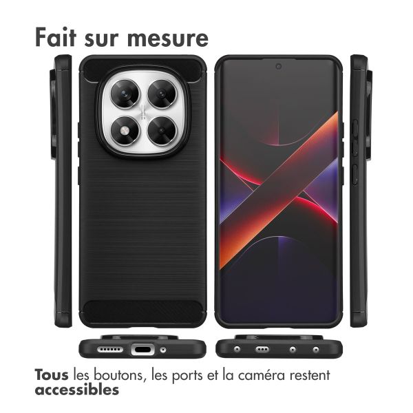 imoshion Coque Brushed Xiaomi Poco X7 - Noir