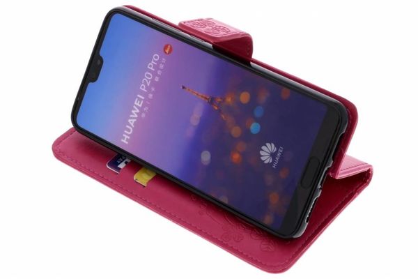 Etui de téléphone Fleurs de Trèfle Huawei 20 Pro - Rose