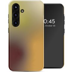 Selencia Coque arrière Vivid avec MagSafe Samsung Galaxy S25 - Gradient Olive Dust