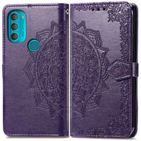 imoshion Etui de téléphone portefeuille Mandala Motorola Moto G71 - Violet