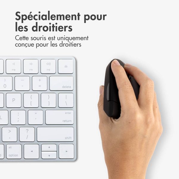 imoshion Souris ergonomique sans fil - Droitier - USB-A - Noir