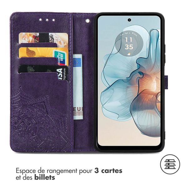 imoshion Etui de télephone Mandala Motorola Moto G24 Power - Violet