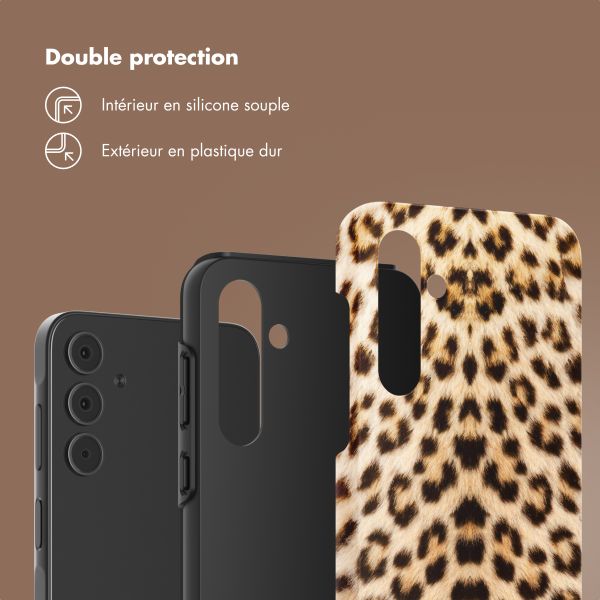 Selencia Coque arrière Vivid Tough Samsung Galaxy A55 - Wild Leo