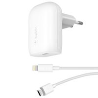 Belkin ﻿Adaptateur Boost↑Charge™ avec câble - USB-C vers Lightning - 1 mètre - 30W - Blanc