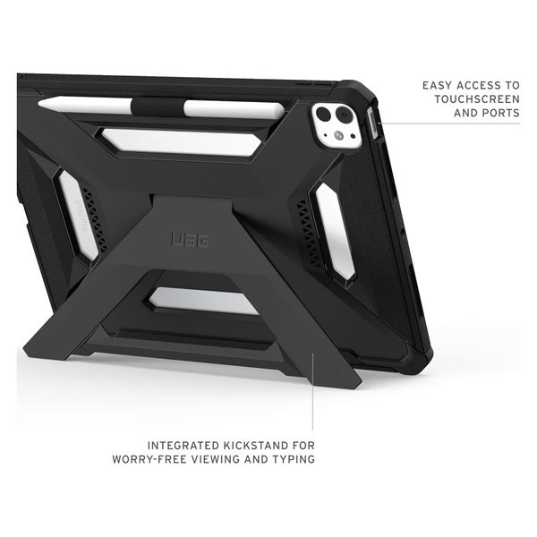 UAG Coque tablette Scout Apple iPad Pro 11 (2025) M5 / (2024) M4 - Black