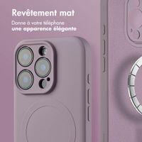 imoshion Coque Couleur avec MagSafe iPhone 16 Pro Max - Violet