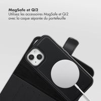Selencia Étui portefeuille amovible Olyn avec MagSafe Apple iPhone 14 / 13 - Noir