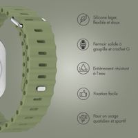 Accezz Bracelet Ocean Apple Watch Series 1 - 11 / SE / Ultra (44/45/46/49 mm) - Khaki
