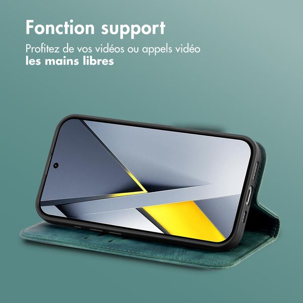 imoshion Étui de téléphone portefeuille Slim Xiaomi Poco F8 Pro - Vert
