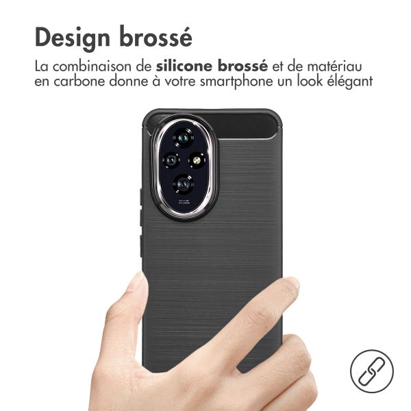 imoshion Coque Brushed Honor 200 - Noir