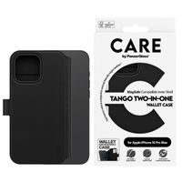 CARE by PanzerGlass Étui de téléphone portefeuille Tango 2-en-1 avec MagSafe iPhone 16 Pro Max - Noir