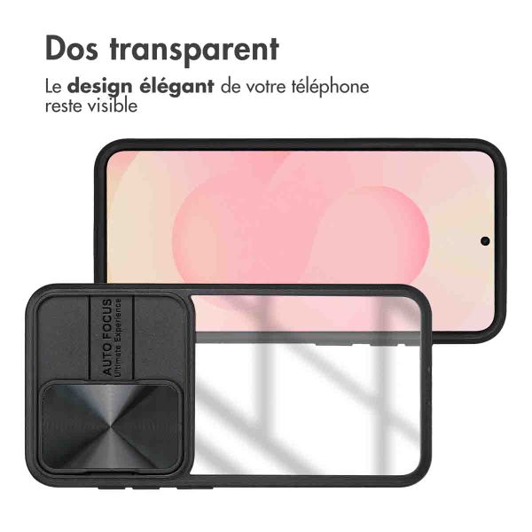 imoshion Coque arrière Camslider Samsung Galaxy S25 - Noir