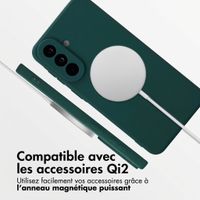 imoshion Coque Couleur avec MagSafe Samsung Galaxy A57 (5G) - Vert foncé