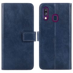 imoshion Étui de télephone portefeuille de luxe Samsung Galaxy A40 - Bleu foncé