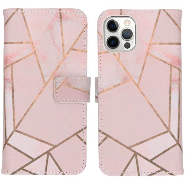 imoshion Coque silicone design iPhone 12 (Pro) - Pink Graphic