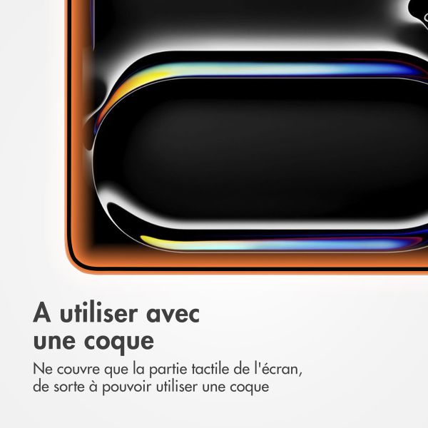 Accezz Protection d'écran en verre trempé avec applicateur iPad Pro 13 (2024) M4