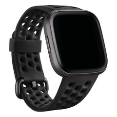 Fitbit Bracelet Sport silicone Fitbit Versa / Versa 2 / Versa Lite - Taille S - Noir