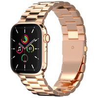 imoshion Bracelet en acier Apple Watch Series 1 á 10 / SE / Ultra (2) (44/45/46/49 mm) - Rose Dorée