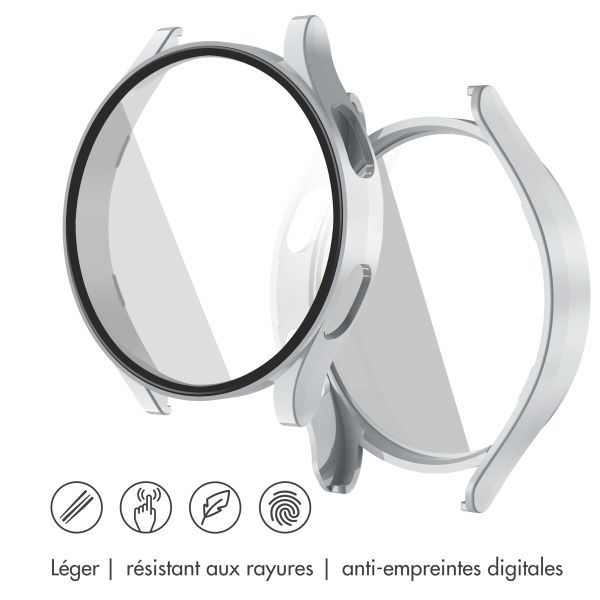 imoshion Coque rigide à couverture complète Samsung Galaxy Watch 4 - 40 mm - Argent