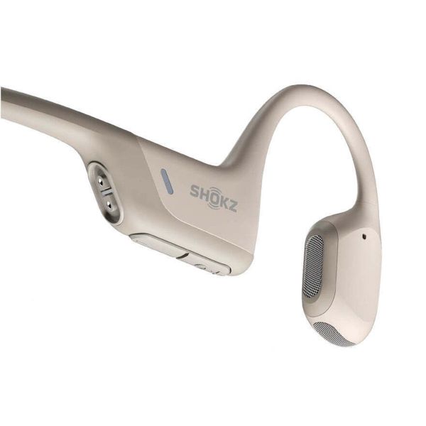 Shokz OpenRun Pro - Modèle standard - Écouteurs sans fil Open-Ear - Conduction osseuse - Beige