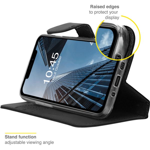 Accezz Étui de téléphone portefeuille Wallet Apple iPhone 13 - Noir