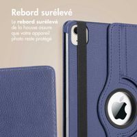 imoshion Coque tablette rotatif à 360° iPad Air 13 pouces (2025) M3 / (2024) M2 - Bleu foncé