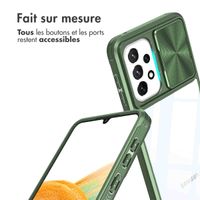 imoshion Coque arrière Camslider Samsung Galaxy A23 (5G) - Vert foncé