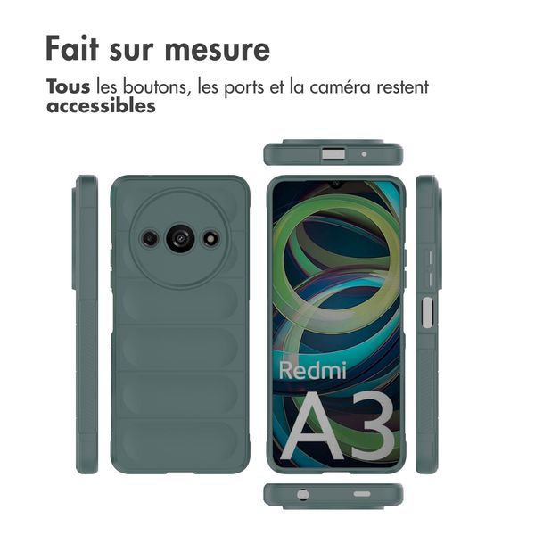 imoshion EasyGrip Backcover Xiaomi Redmi A3 - Vert foncé
