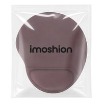 imoshion Tapis de souris ergonomique - Tapis de souris avec repose-poignet - 30 x 25 cm - Bordeaux