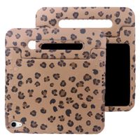 imoshion Coque arrière Kidsproof Design avec poignée Apple iPad 11 (2025) 11 pouces A16 / iPad 10 (2022) 10.9 pouces - Motif panthère