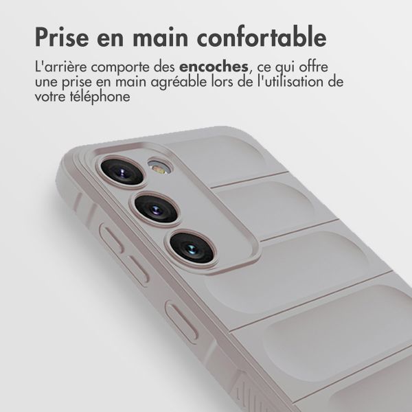 imoshion Coque arrière EasyGrip Samsung Galaxy S23 - Gris