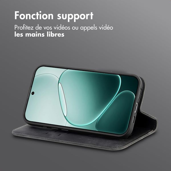 imoshion Étui de téléphone portefeuille Slim Oppo A6 Pro (5G) - Noir