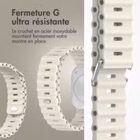 Accezz Bracelet Ocean Apple Watch Series 1 - 11 / SE / Ultra (44/45/46/49 mm) - Lumière stellaire