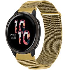 imoshion Bracelet magnétique milanais  - Connexion universelle 22 mm - Taille M - Doré