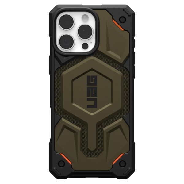 UAG Coque arrière Monarch Pro iPhone 16 Pro Max - Kevlar Element Green