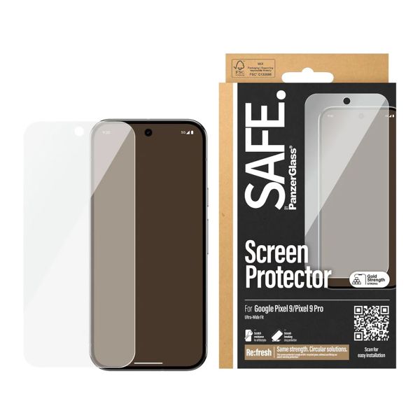 SAFE by PanzerGlass Protection d'écran Ultra-Wide Fit Google Pixel 9 / 9 Pro