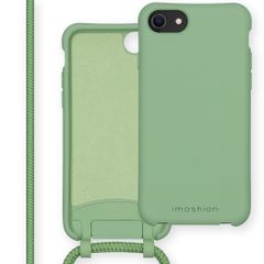 imoshion Coque de couleur avec cordon amovible Apple iPhone SE (2022 / 2020) / 8 / 7 - Vert