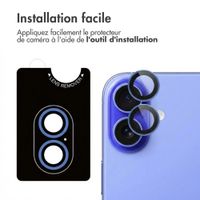 imoshion Lot de 2 protections d'objectif de caméra Apple iPhone 16 / 16 Plus - Ultramarine