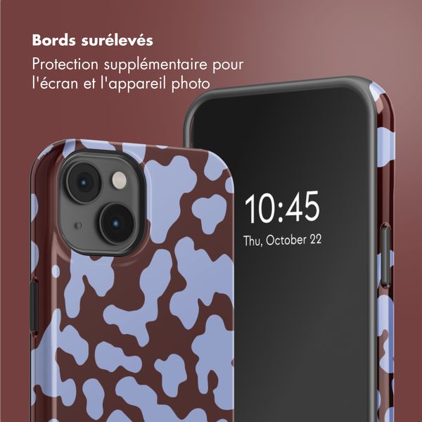 Selencia Coque arrière Vivid avec MagSafe Apple iPhone 14 - Moo'd Lavender Glow