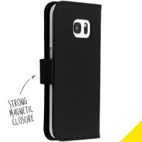 Accezz Étui de télephone Wallet Samsung Galaxy S7 - Noir