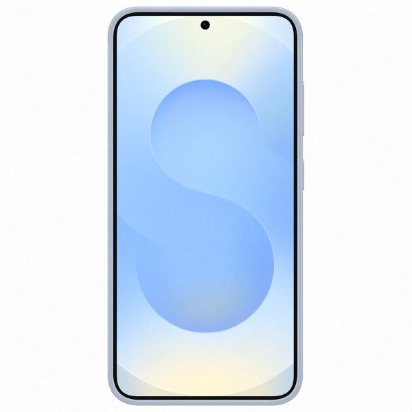 Samsung Original Coque KindSuit en Cuir Végan Samsung Galaxy S25 - Bleu clair