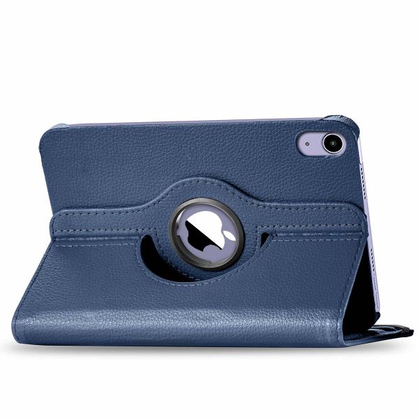 imoshion Coque tablette rotatif à 360° iPad 10 (2022) 10.9 pouces - Bleu foncé