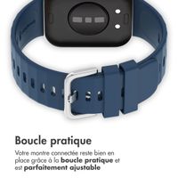 imoshion Bracelet en silicone pour Huawei Watch Fit 3 - Bleu