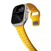 Nomad Bracelet Sport FKM Apple Watch Series 1-10 / SE / Ultra (2) - 42/44/45/46/49 mm - Jaune