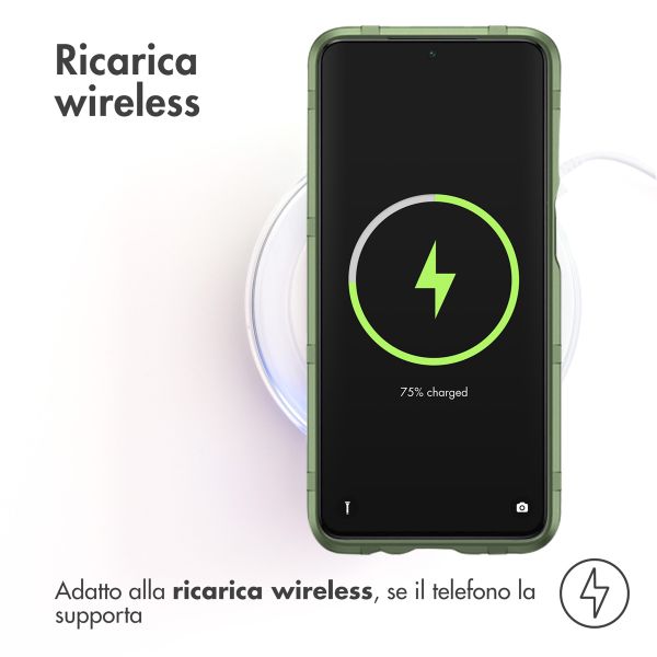 imoshion Coque Rugged Shield Motorola Moto E13 - Vert foncé