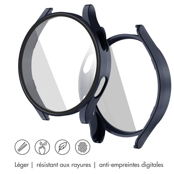 imoshion Coque rigide à couverture complète Samsung Galaxy Watch 4 - 40 mm - Bleu foncé