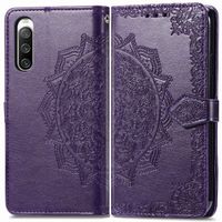 imoshion Etui de téléphone portefeuille Mandala Sony Xperia 10 IV - Violet