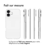 Accezz Coque Clear iPhone 16 Plus - Transparent